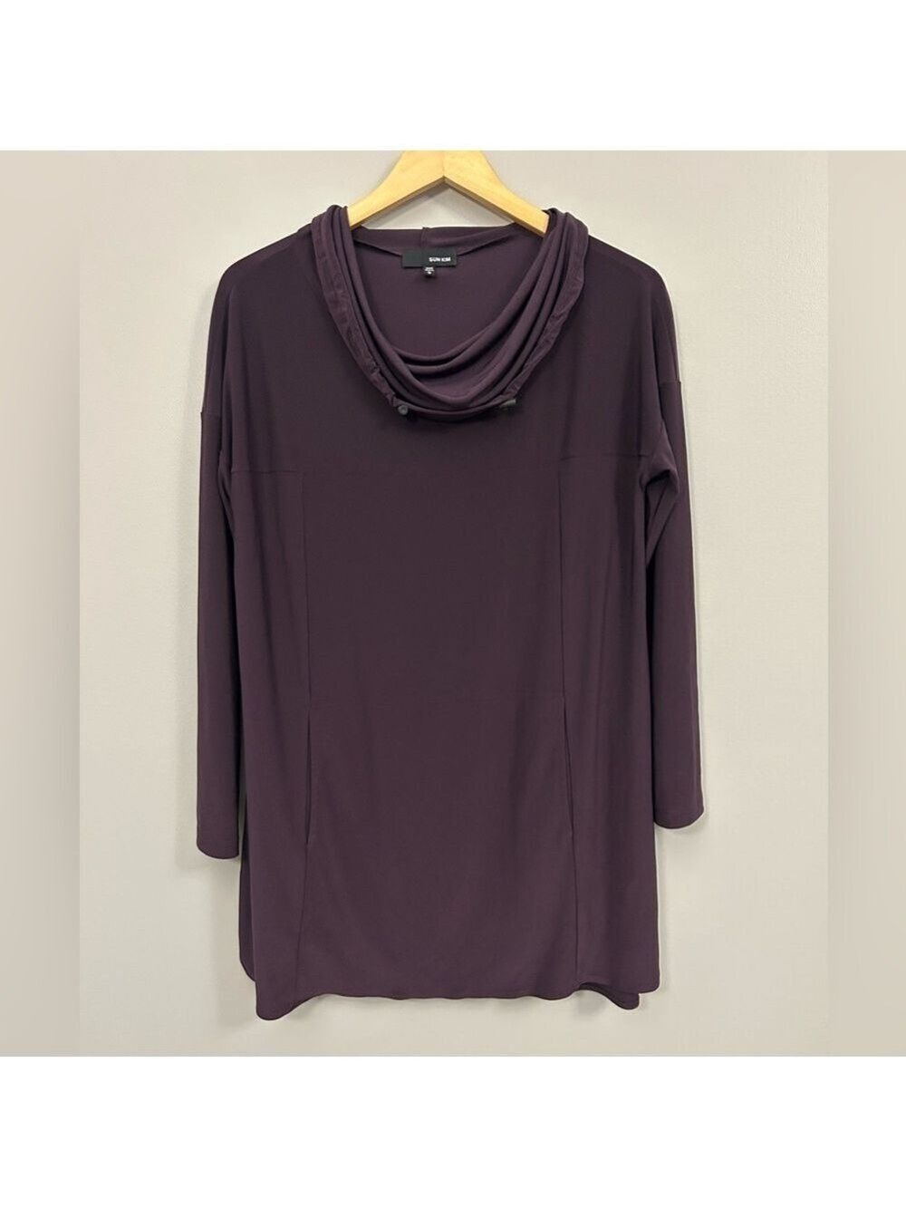 Sun Kim Purple Long Sleeve Top Size Small